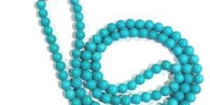 Turquoise / Firoza Jaap Mala Rosery for Pooja and Astrology (108+1 Beads; Bead Size : 6 mm)