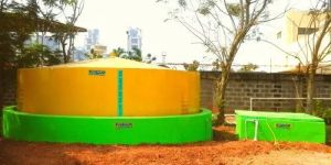 Commercial Permanent Biogas Plant