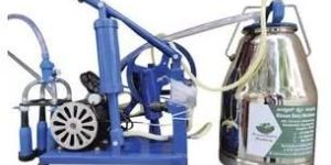 Hand with Motor Operated Milking Machine