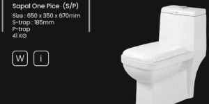 Dynamic Ceramic White Toilet Seat