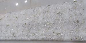 Organza Embroidered Fabric