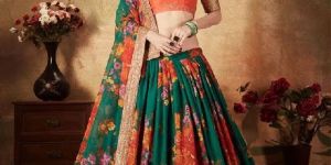 Banarasi Khaddi Georgette Lehenga Choli