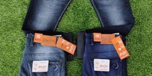 Mens Knitted Cotton Jeans