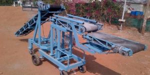 Wagon Loading Conveyor Belt System