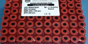 Clot Activator Tubes with Safety Cap