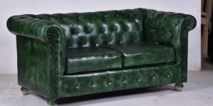 Leather 2 Seater Sofa