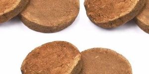 Round Cow Dung Cake