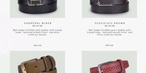 Designer Leather Belts