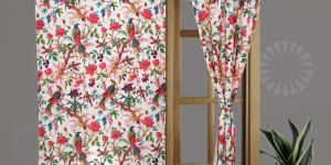 Fancy Bird Printed Curtain