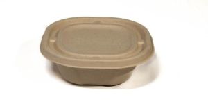 750 Ml Bagasse Anti Leak Container with Lid