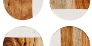 Mango Wood Round Coaster