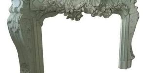 White Marble Fireplace