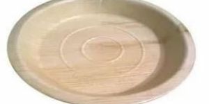 Areca Leaf Plain Round Plate