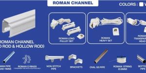 Roman Curtain Track System