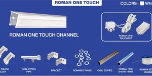 Roman One Touch Curtain Track System