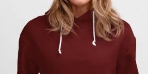 Ladies Plain Hoodie