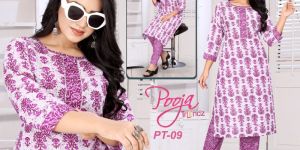 Ladies Casual Kurti Pant Set