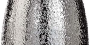 Pinched Aluminium Flower Vase