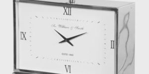 Rectangular Metal Wall Clock