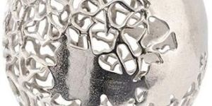 Round Perforated Aluminium Flower Vase