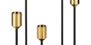 Set of 6 Modern Brass Candle Stand