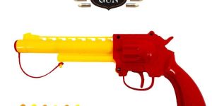 Plastic Cowboy Bullet Gun Toy