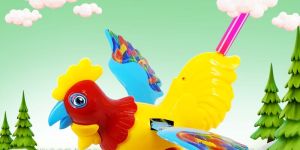 Plastic Little Chicken Toy