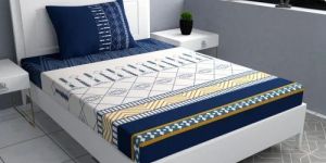 Polyester Printed Single Bed Sheet
