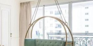 Stainless Steel 2 Ring Double Seater Swing