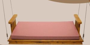 Teak Wood Plank Swing with Handle