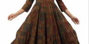 Ladies Multicolor Anarkali Kurti