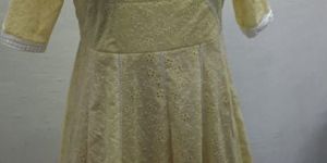 Ladies Schiffli Anarkali Kurti