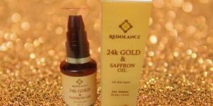 24k Gold and Saffron Oil