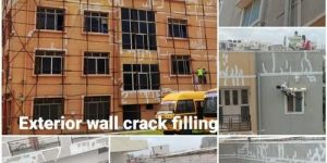 Exterior Wall Crack Filling Waterproofing Service