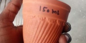 150ml t-3 terracotta clay cup