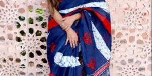 Ladies Printed Cotton Saree