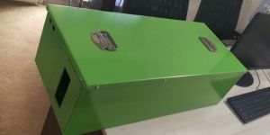 Green E Rikshaw Battery Cabinet