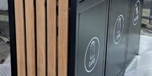 Mild Steel Square Dustbin