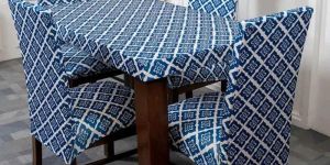 DivineTrendz Exclusive - Traditional Blossom Elastic Chair Table Cover