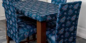 DivineTrendz Exclusive - Watercolour Paisley Elastic Chair & Table Covers