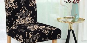 Magic Universal Chair Cover - Beige & Black