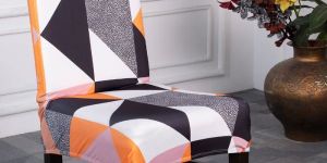 Prism Orange Magic Universal Elastic Chair Covers