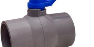 PVC Solid Ball Valve with MS Handle