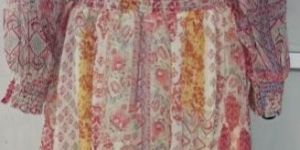 Printed Georgette Maxi Dress