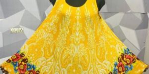 Printed Umbrella Dress