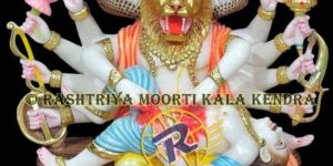 Marble Narsingh Bhagwan Statue
