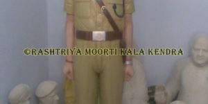 Marble Policeman Statue