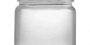 Round Lug Crystal Jar