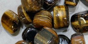 Tiger Eye Stone Tumbles