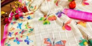 Printed Georgette Saree